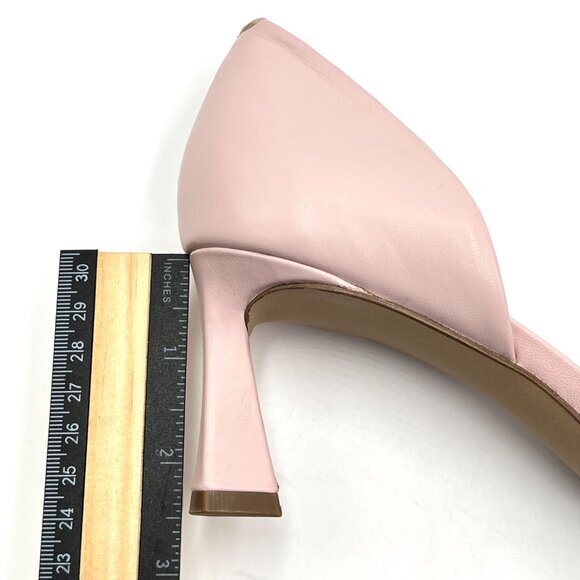 Franco Sarto Womens Size 6 Trix Pink Leather D'Orsay Point Toe Heels Pumps Shoes - Picture 12 of 13
